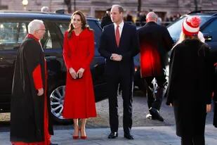 Los duques de Cambridge llegan a la Abadía de Westminster