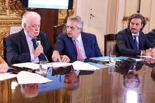 El presidente Alberto Fernández encabezó una reunión para el seguimiento del coronavirus; luego hubo una conferencia prensa que brindó la secretaria de Acceso a la Salud, Carla Vizzotti