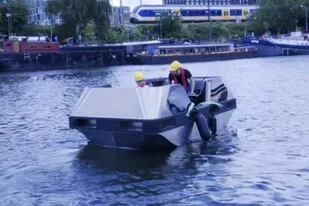 Estos botes futuristas pequeñas embarcaciones eléctricas totalmente autónomas para tareas como transporte de pasajeros