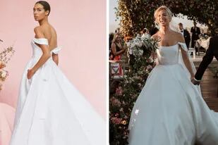 En las redes sociales comenzaron a acusar a Stefanía Roitman de copiarse el vestido de un diseño de Carolina Herrera