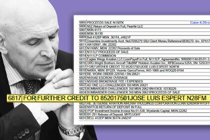 El documento judicial de Estados Unidos en el que figura el nombre de Espert