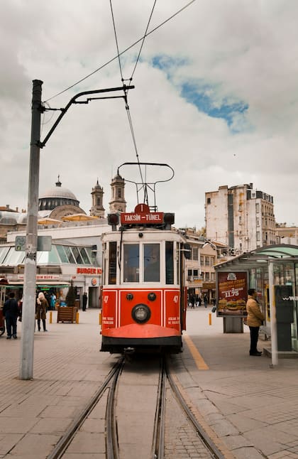 El tranvía de Estambul.