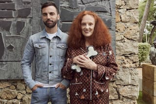 Perros y gatos en Vuitton: la alianza de Grace Coddington con la firma de lujo