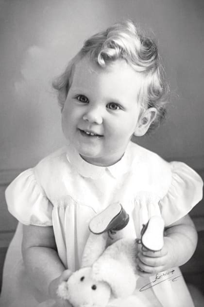 Retrato de cuando era princesa (circa 1942).