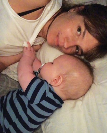 Marcela Kloosterboer y Otto.