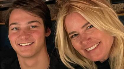 Tiziano Gravier y su madre y exmodelo, Valeria Mazza