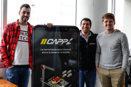 Leonardo Dimieri, Julio Quel y Francisco Brañas