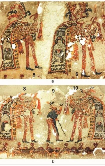 Los investigadores descubrieron que la obra de arte representan danzas ceremoniales que recrean importantes eventos históricos