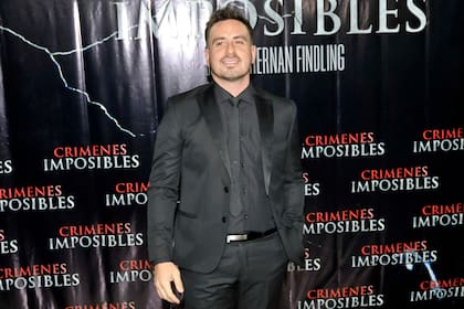 Federico Bal en su noche de cine, a dos días de estrenar Crímenes imposibles