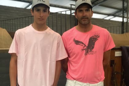 Adolfo Cambiaso y su hijo Poroto