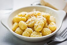 Ñoquis de queso crema