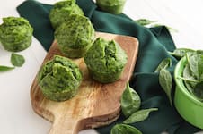 Muffins de espinacas