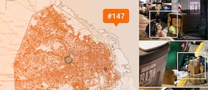 Las dos cuadras con más reclamos están en Constitución, a apenas 160 metros