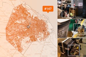 Basura: fijate cómo está tu barrio. Las dos cuadras con más reclamos están en Constitución, a apenas 160 metros