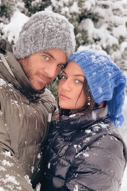 La foto con la que Juan Martín del Potro blanqueó su noviazgo con Sofía durante un viaje a Bariloche, en julio del año pasado.