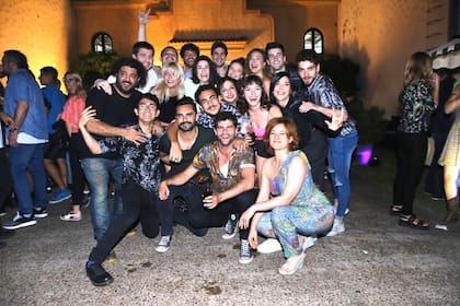 El festejo se realizó en los estudios que fueron acondicionados especialmente para la novela