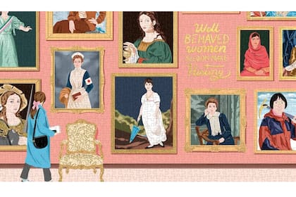 Como en un museo: los retratos de once icónicas mujeres, hechos en un rompecabezas