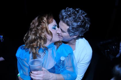 Enamorado. Mike Amigorena junto a su mujer, Sofía