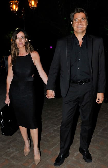 El otro conductor de América Noticias, Guillermo Andino, junto a su mujer Carolina Prat
