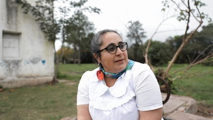 La directora de la escuela Cecilia Burgos