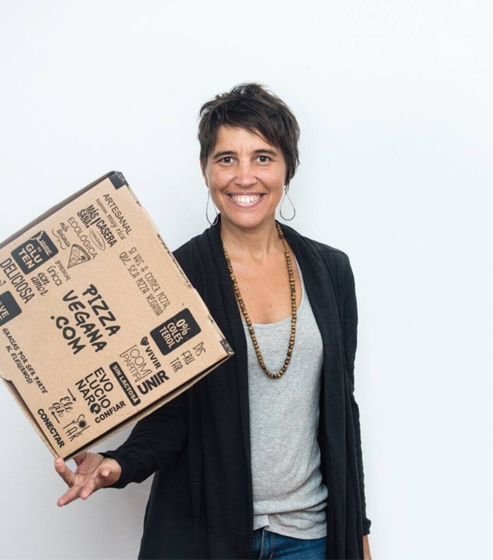 Valeria Brignolo, una de las fundadoras de Pizza Vegana.