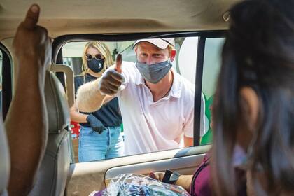 Esta fue la segunda acción solidaria de la semana. El jueves 20 participaron en una videoconferencia para apoyar el uso responsable de las redes