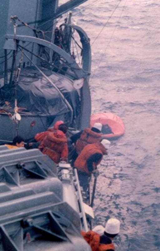 Los 770 náufragos del crucero ARA General Belgrano fueron rescatados el 3 y 4 de mayo en el Océano Atlántico