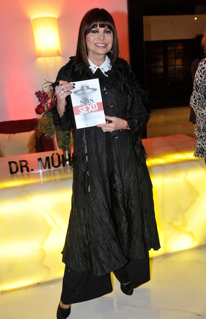 La exmodelo Lucía Miranda posó contenta para las cámaras