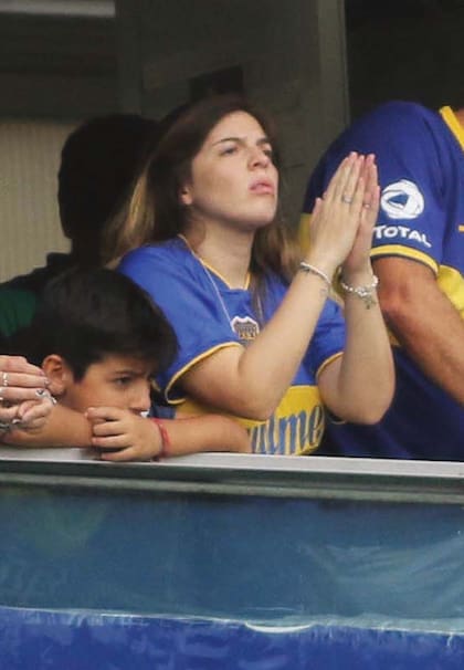 “Mi hija todavía no tiene nombre, pero ya es hincha de Boca”, asegura Dalma quien transita su quinto mes de embarazo.