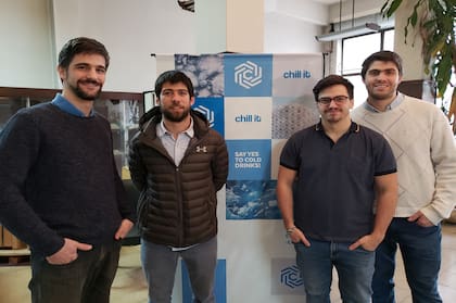 De izquierda a derecha: Luciano Cismondi, Santiago Schmidt, Nicolas Kölliker Frers y Pablo Esteban Di Lorenzo