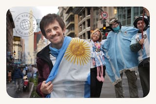 Argentina-España: así se vivió la final del último Mundial de Messi desde el Obelisco