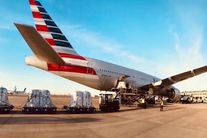 American Airlines transportó a Estados Unidos 411 toneladas de soja en 20 vuelos