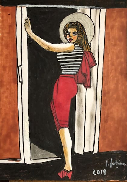 “Sé que dibujar no es mi principal ocupación, pero me relaja y lo hago entre viaje y viaje o en mi propia casa”, explicó durante la apertura de la exposición organizada en el centro cultural Hospital de Santiago, Úbeda, España.