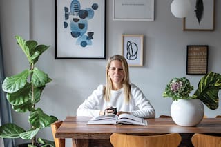 Ambientó su dúplex con rincones inspirados en cuentas de decoración