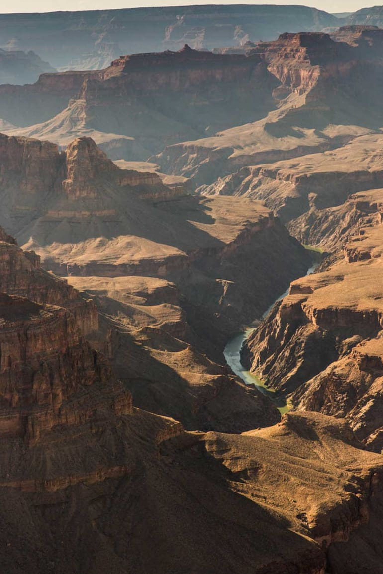 Vista de la inmensidad del Gran Cañón del Colorado.