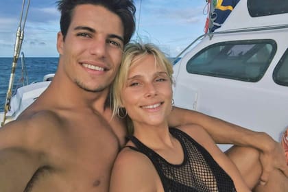 Con su ex novio, Marcos Depietri, de quien se separó “hace un tiempo”.