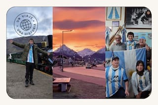 Argentina-Austria: vimos el partido con los excombatientes de Malvinas desde Ushuaia