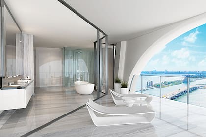 Tiene cinco habitaciones, un sofisticado sistema de domótica y está justo debajo del helipuerto