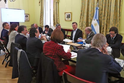 Macri encabezó hoy la reunión de gabinete tras haber sellado el trato comercial