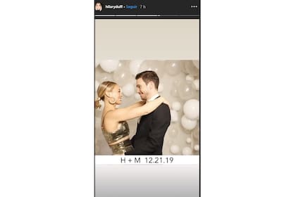 A través de sus stories, ambos compartieron románticos momentos de su boda