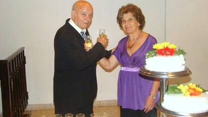 En el festejo por los 50 años de casados