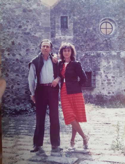 Juntos durante un viaje a México, en 1979.