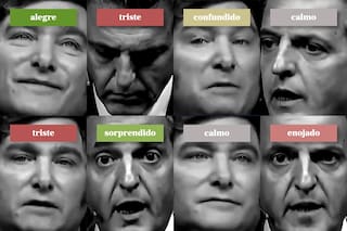 Un robot midió las emociones de Massa y Milei durante el debate y sorprendió con sus conclusiones