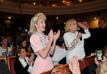 Candela Vetrano y Mirtha Legrand, la Elena teatral y la cinematográfica