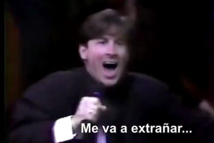 La parodia con Lionel Messi supuestamente cantando "Me va a extrañar" de Ricardo Montaner.