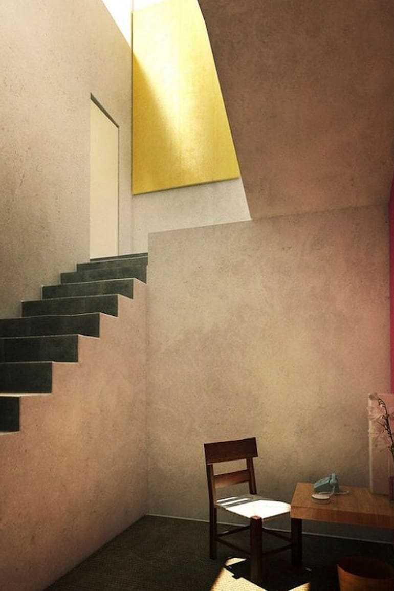 En uno de esos lotes adquiridos con fin comercial, en el barrio de Tacubaya,Barragán realizó en 1947 la vivienda que lo cobijaría hasta su muerte