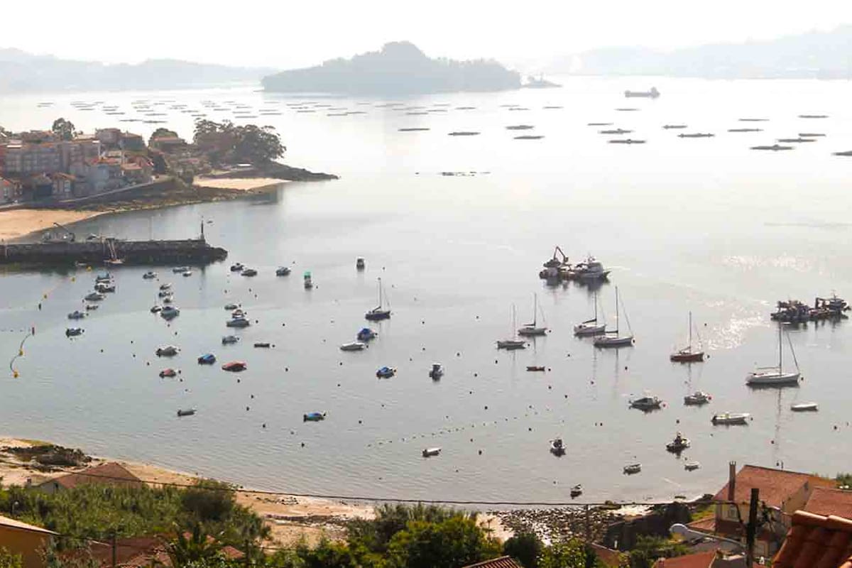 Atardecer en Baiona.