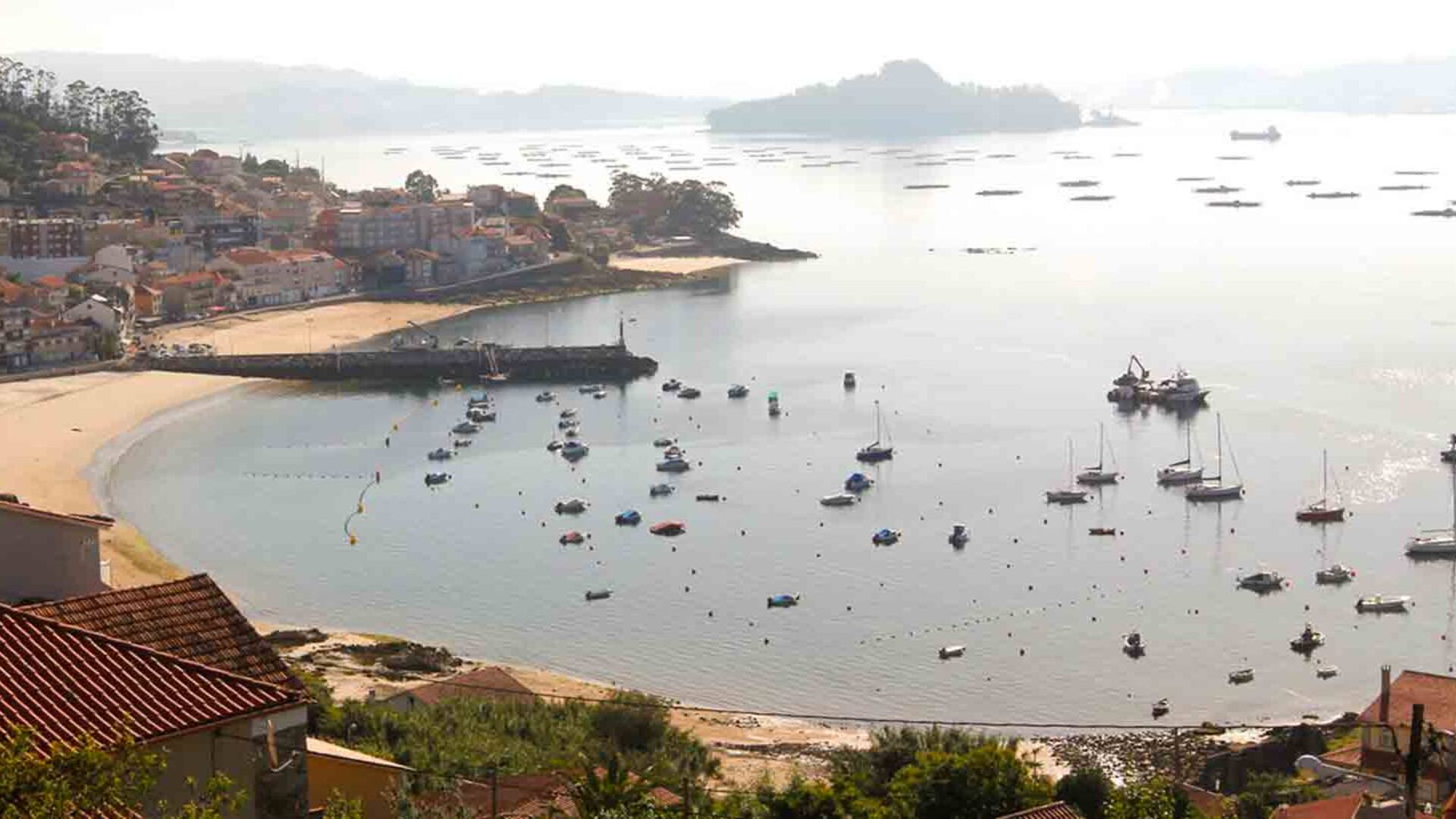 Atardecer en Baiona.