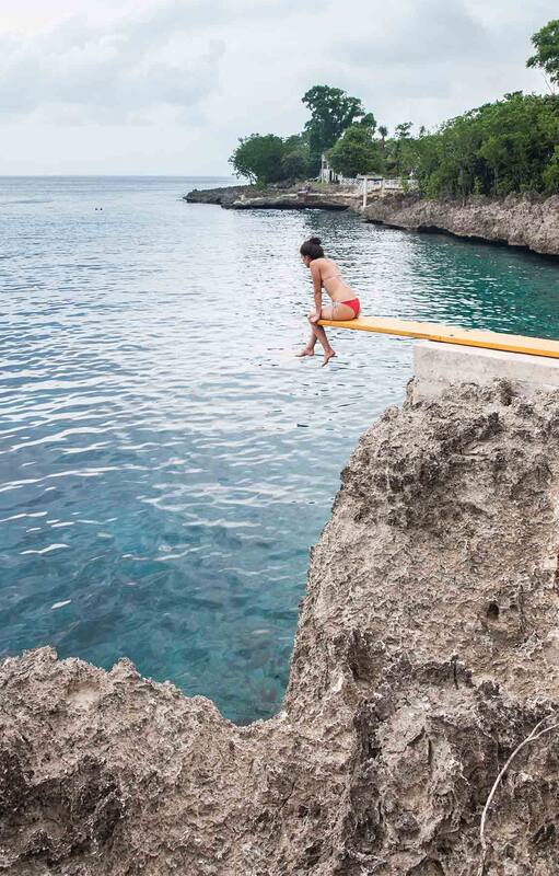 Trampolin en Lukuman.