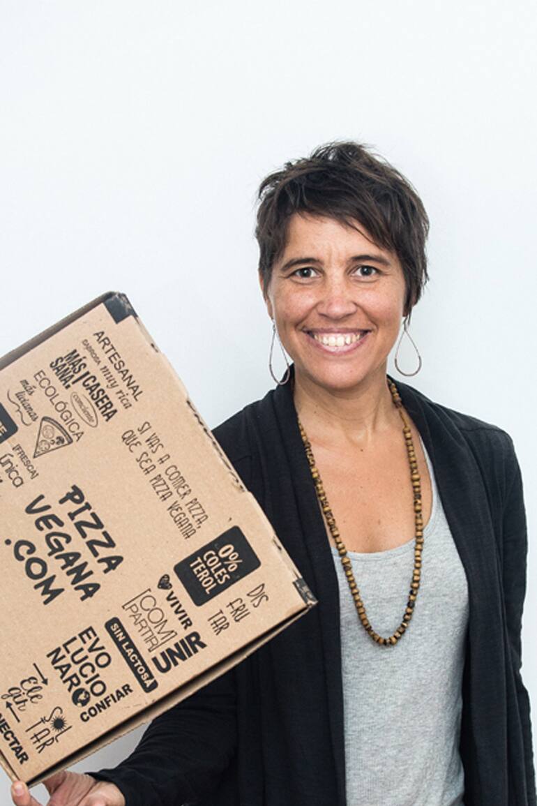 Valeria Brignolo, una de las fundadoras de Pizza Vegana.